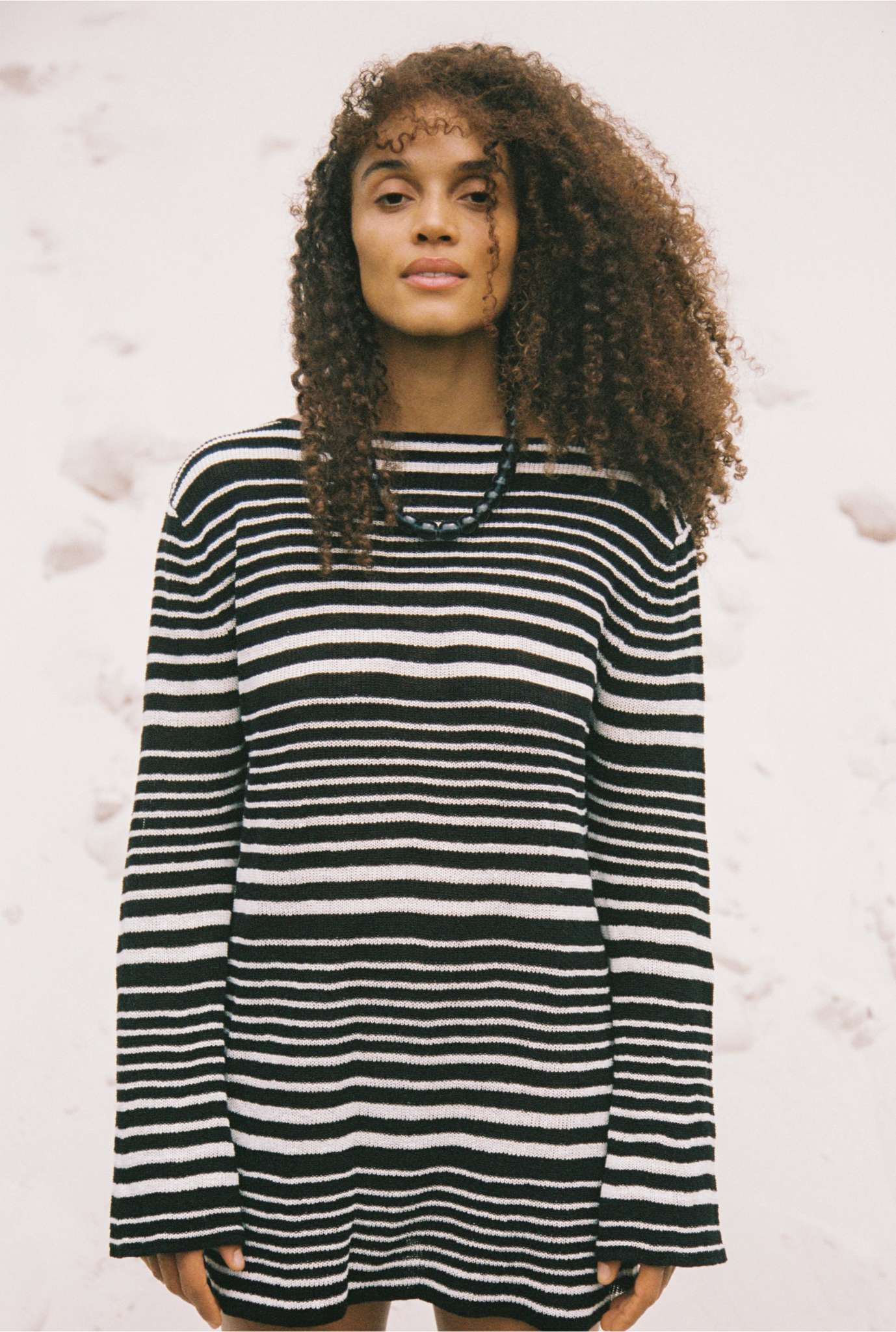 AURA MINI DRESS - MONOCHROME - Image 10