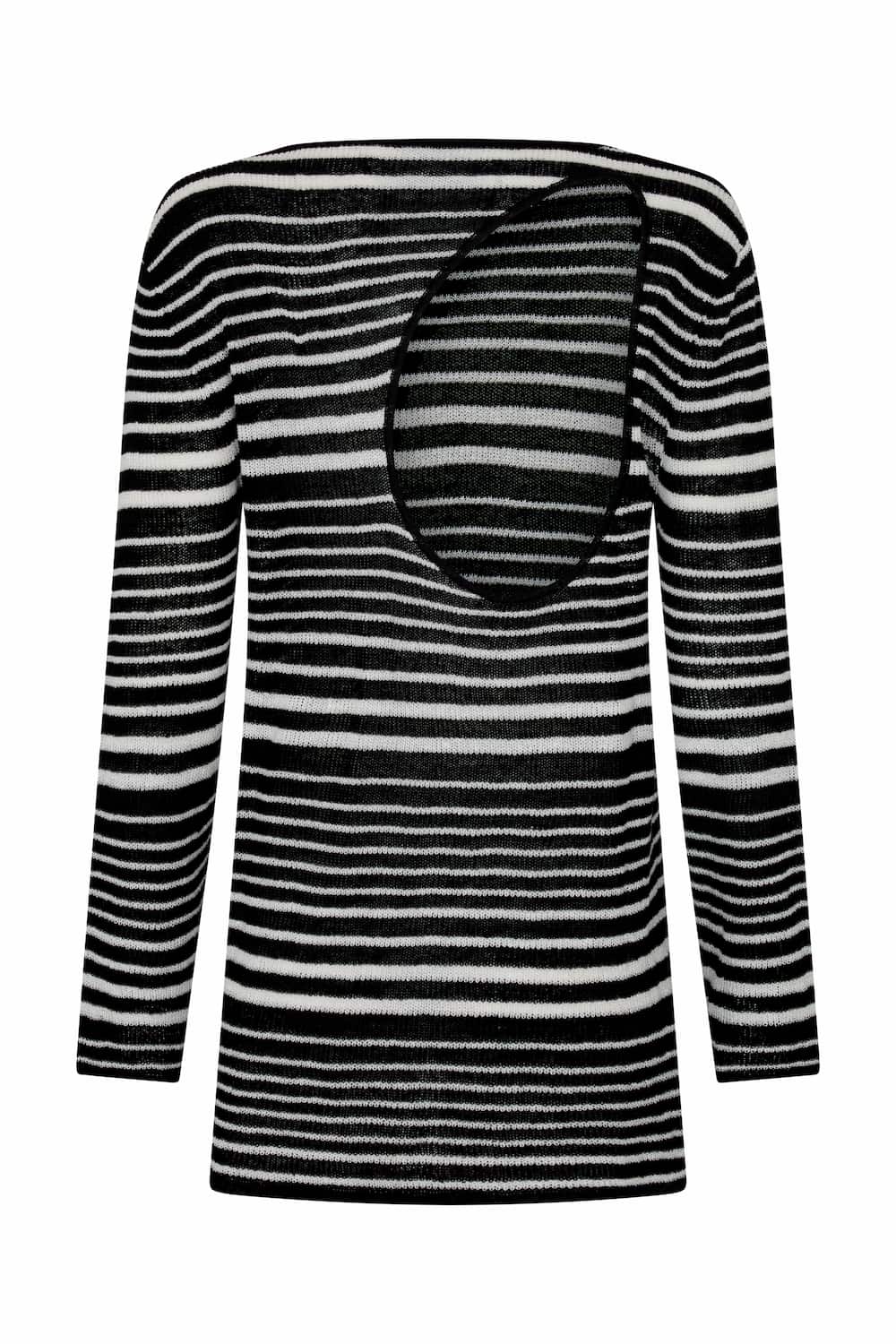AURA MINI DRESS - MONOCHROME - Image 8
