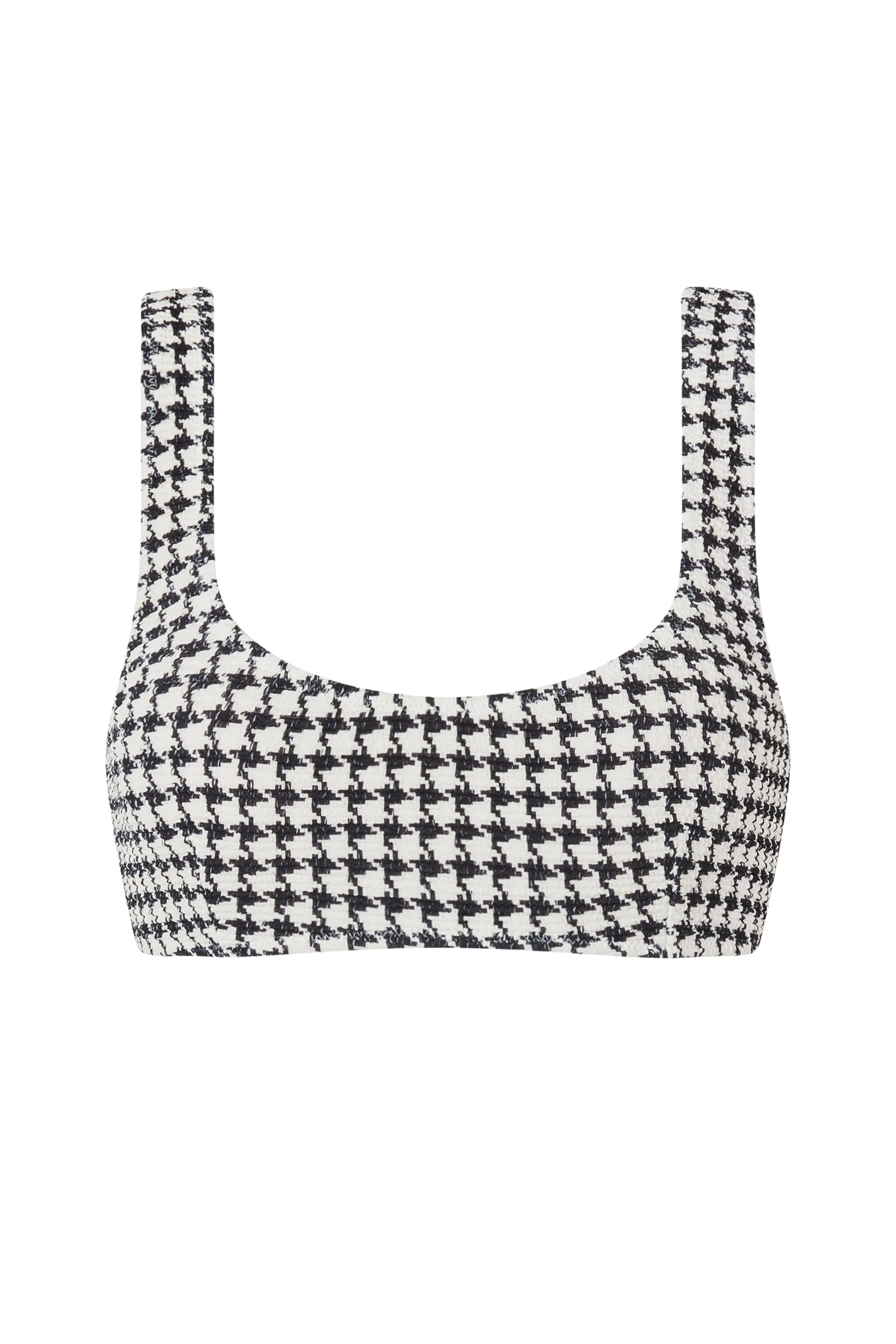 ESCAPE BRALETTE TOP - HOUNDSTOOTH - Image 6