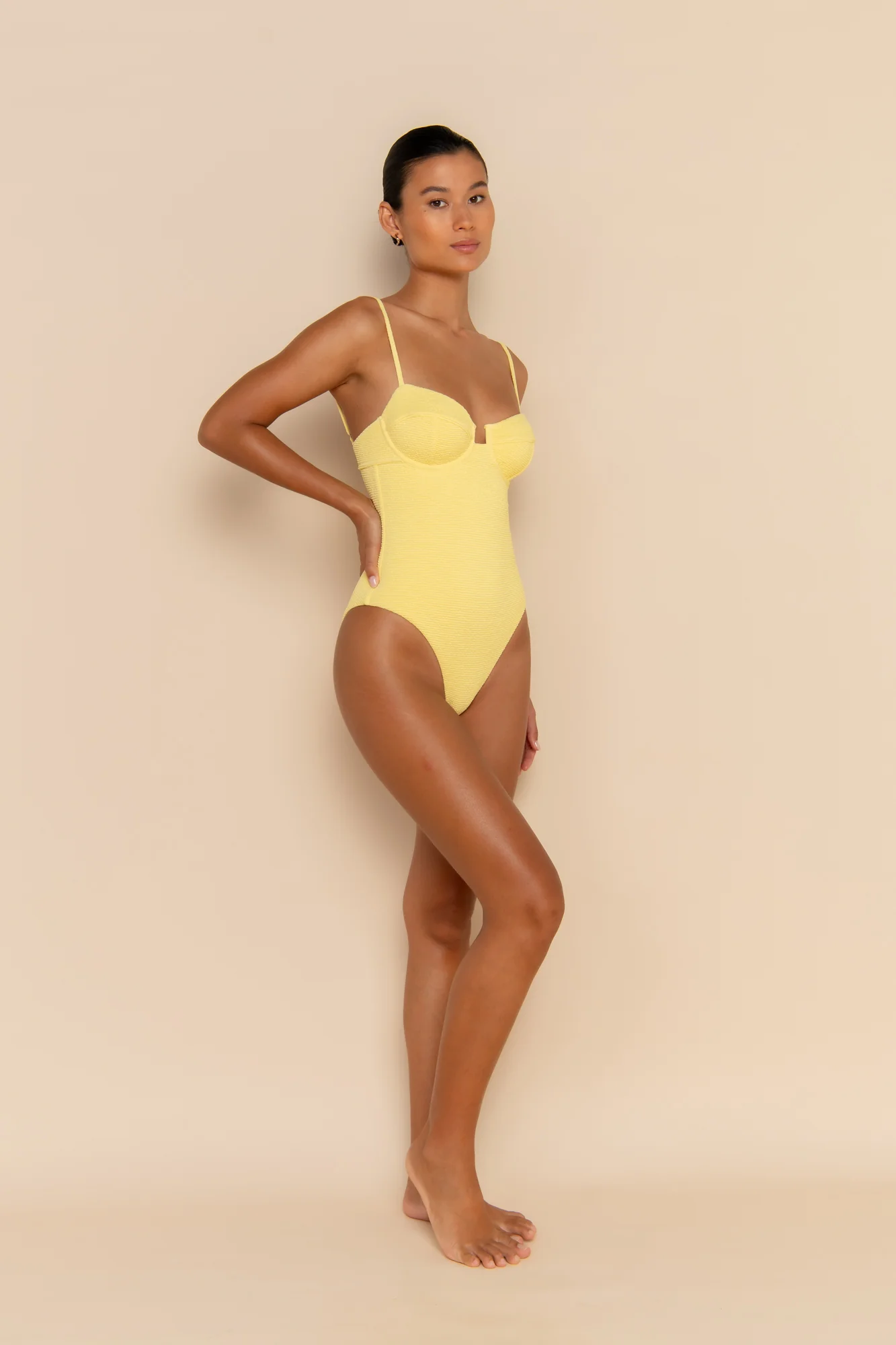 ESCAPE UNDERWIRE ONE PIECE - LEMON - Image 3