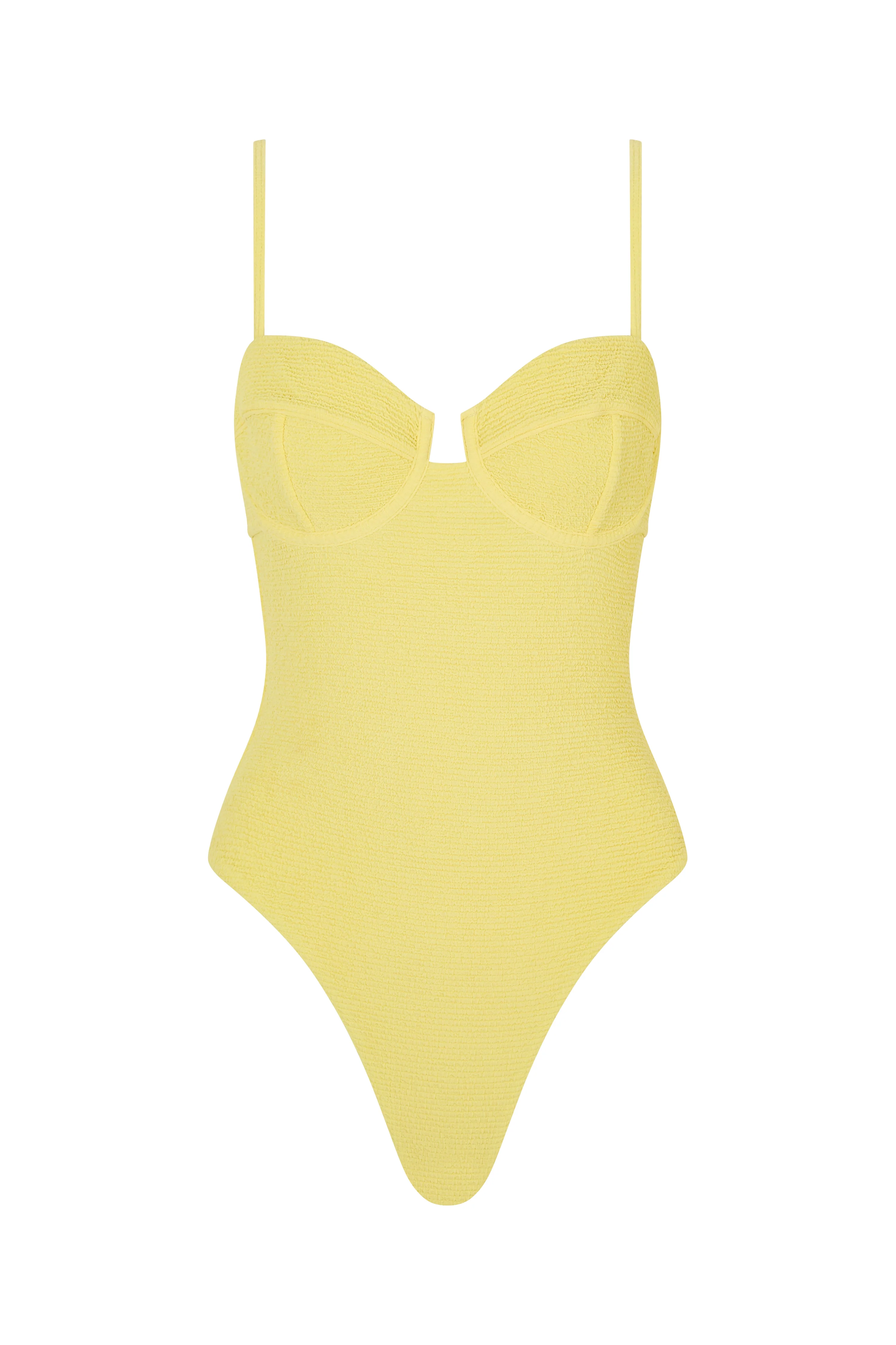 ESCAPE UNDERWIRE ONE PIECE - LEMON - Image 6