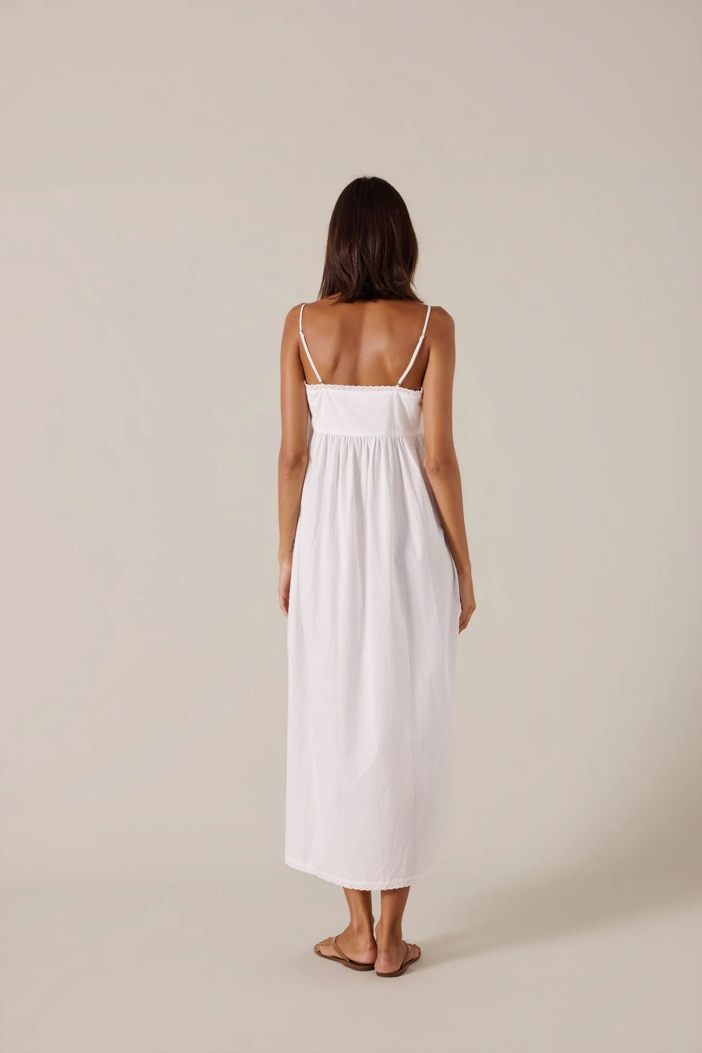 LILYA MAXI DRESS - CREMA - Image 5