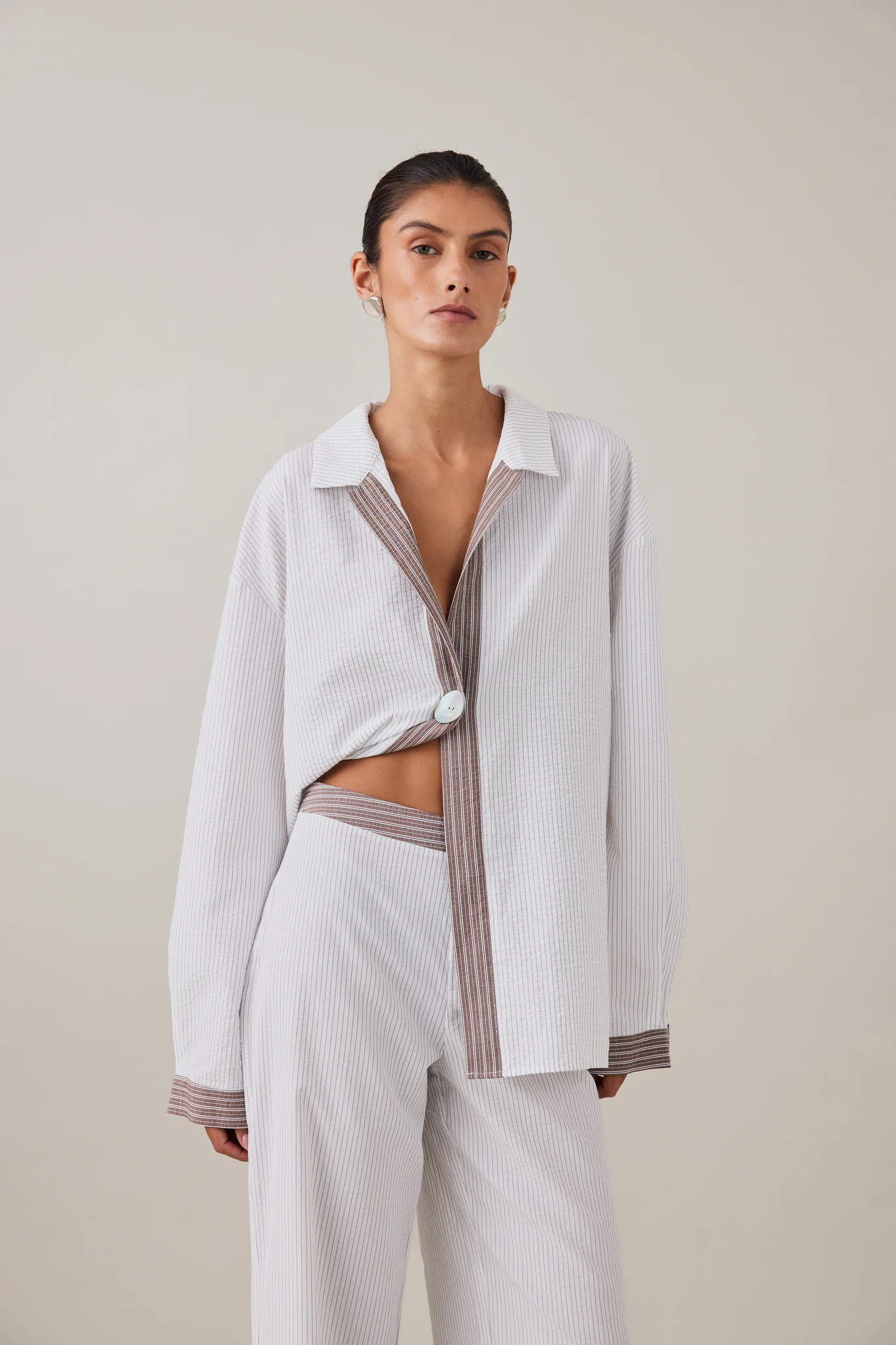 MAE PANT - SLATE STRIPE - Image 4