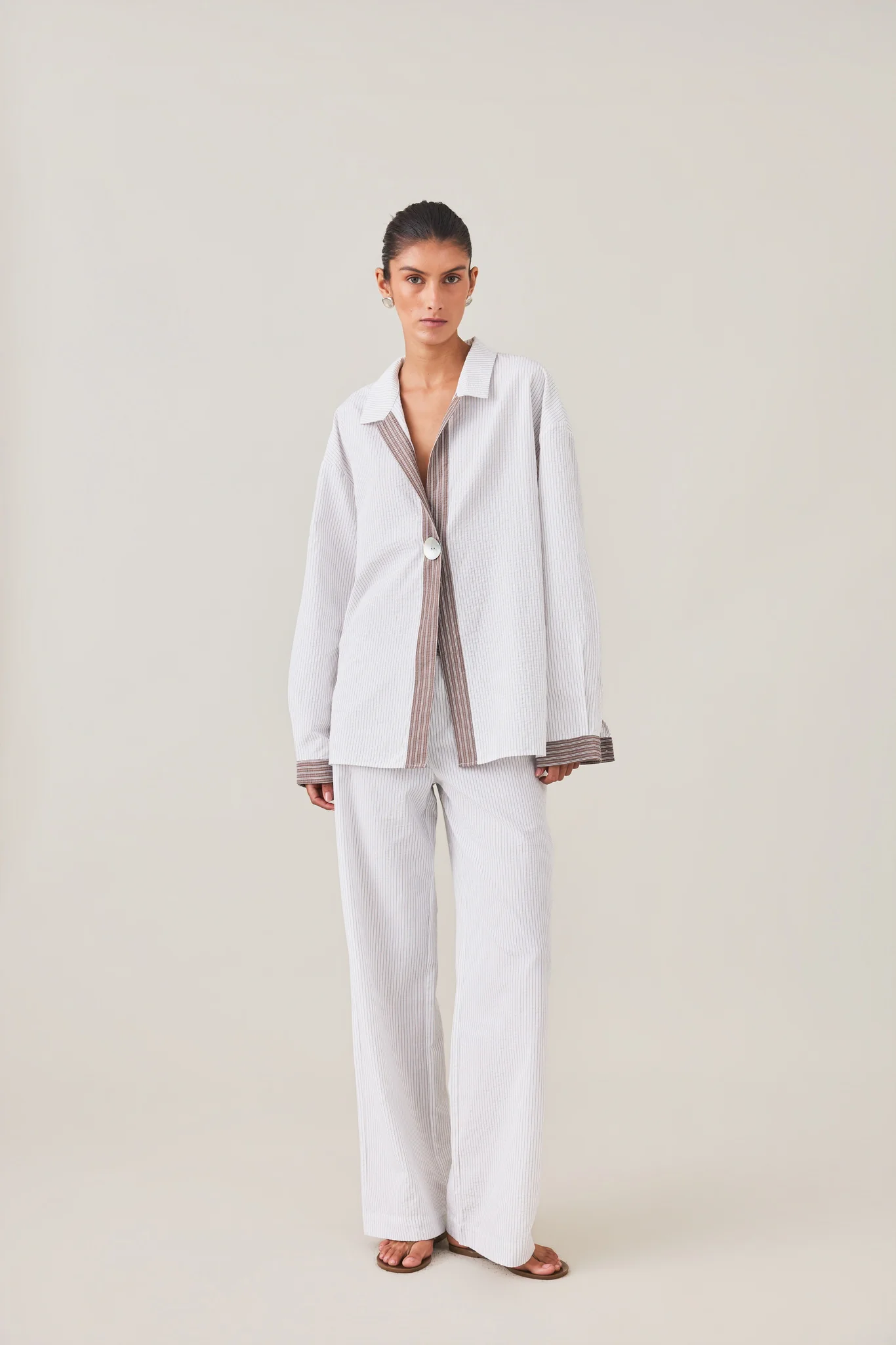 MAE PANT - SLATE STRIPE - Image 5