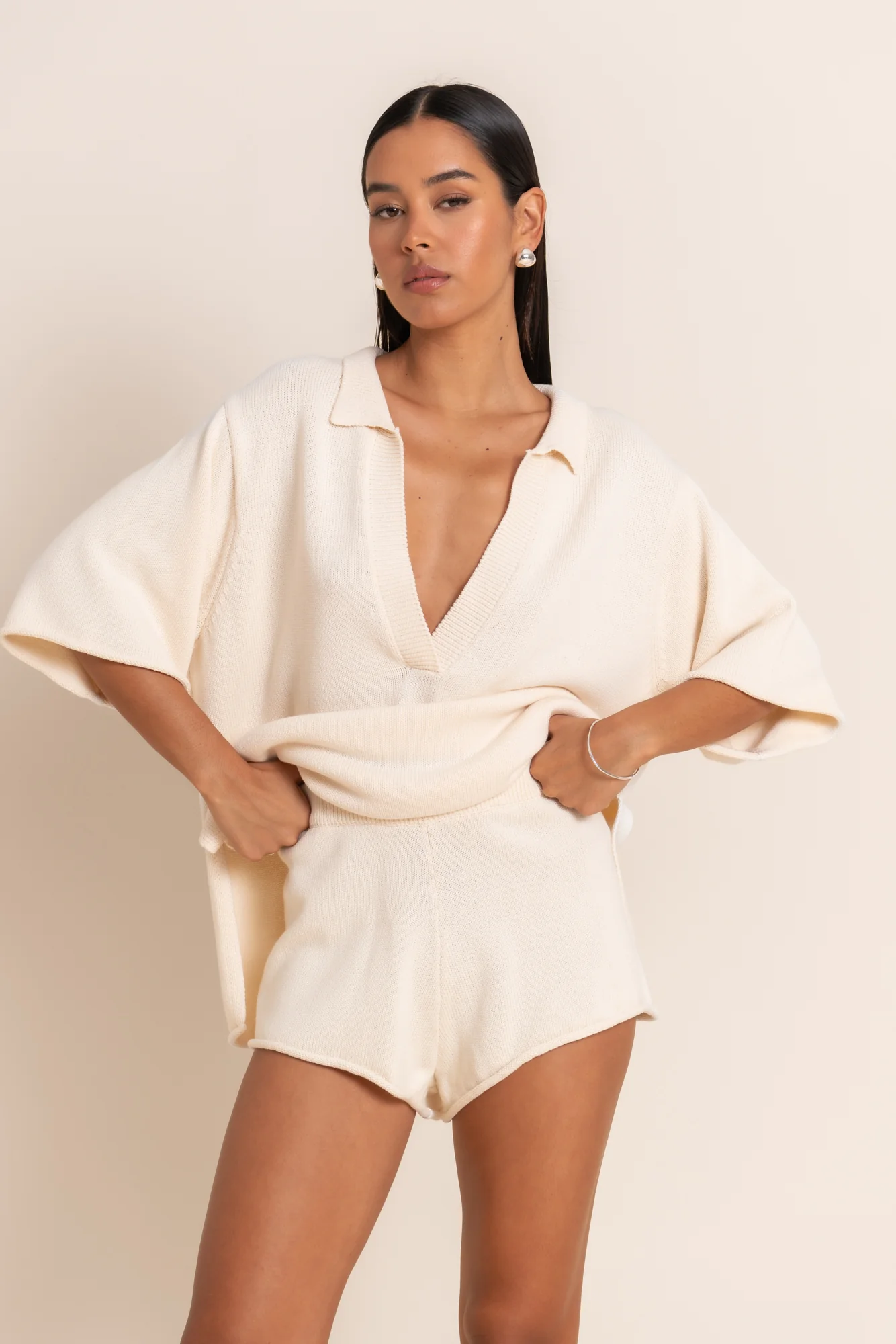 MANON SHORT - CREME - Image 5