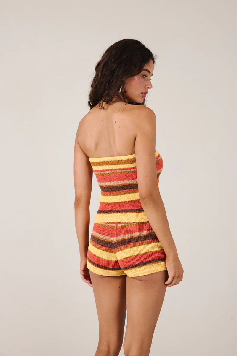 REINE STRAPLESS TOP - GUAVA - Image 6