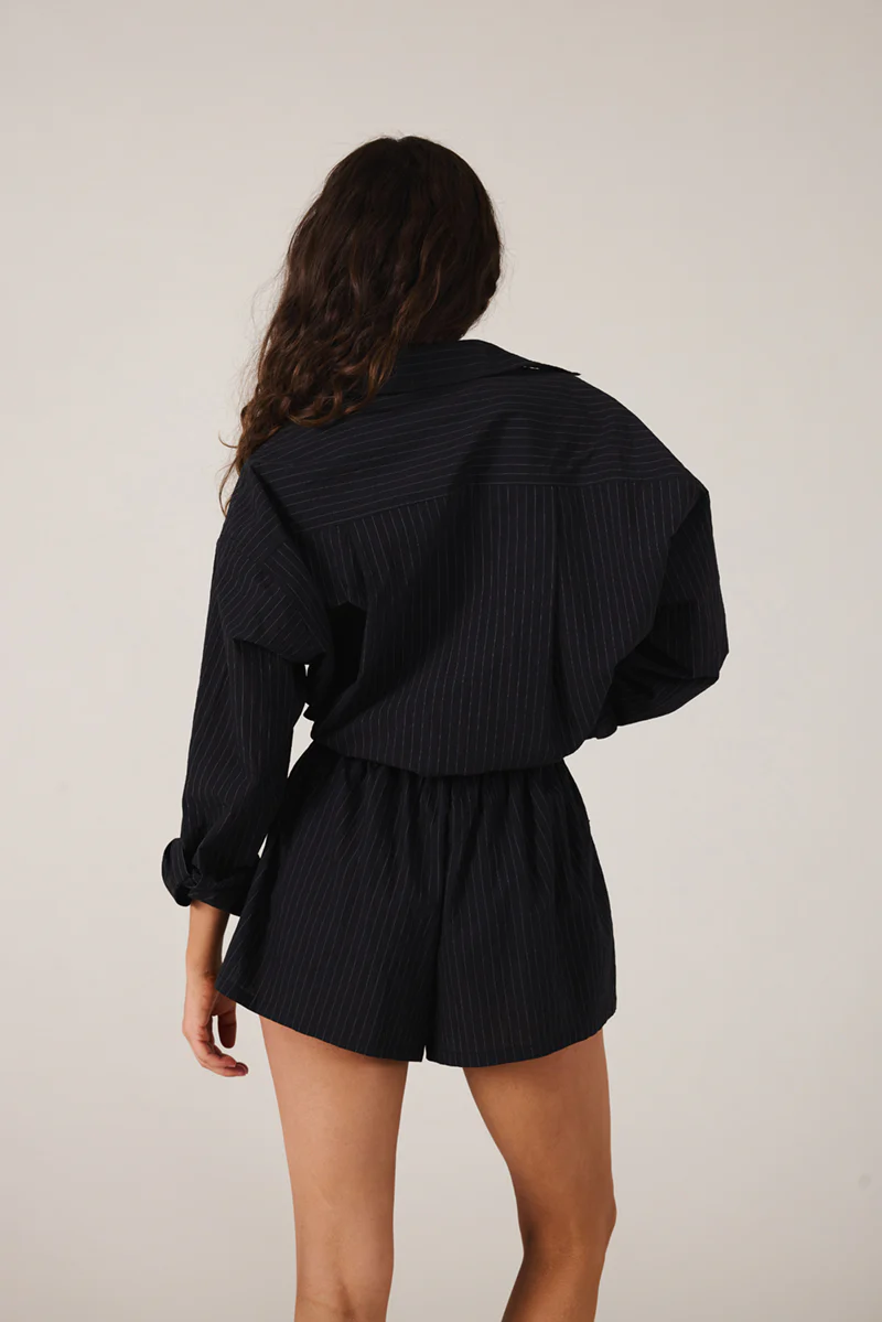REMI SHORT - NOIR STRIPE - Image 4