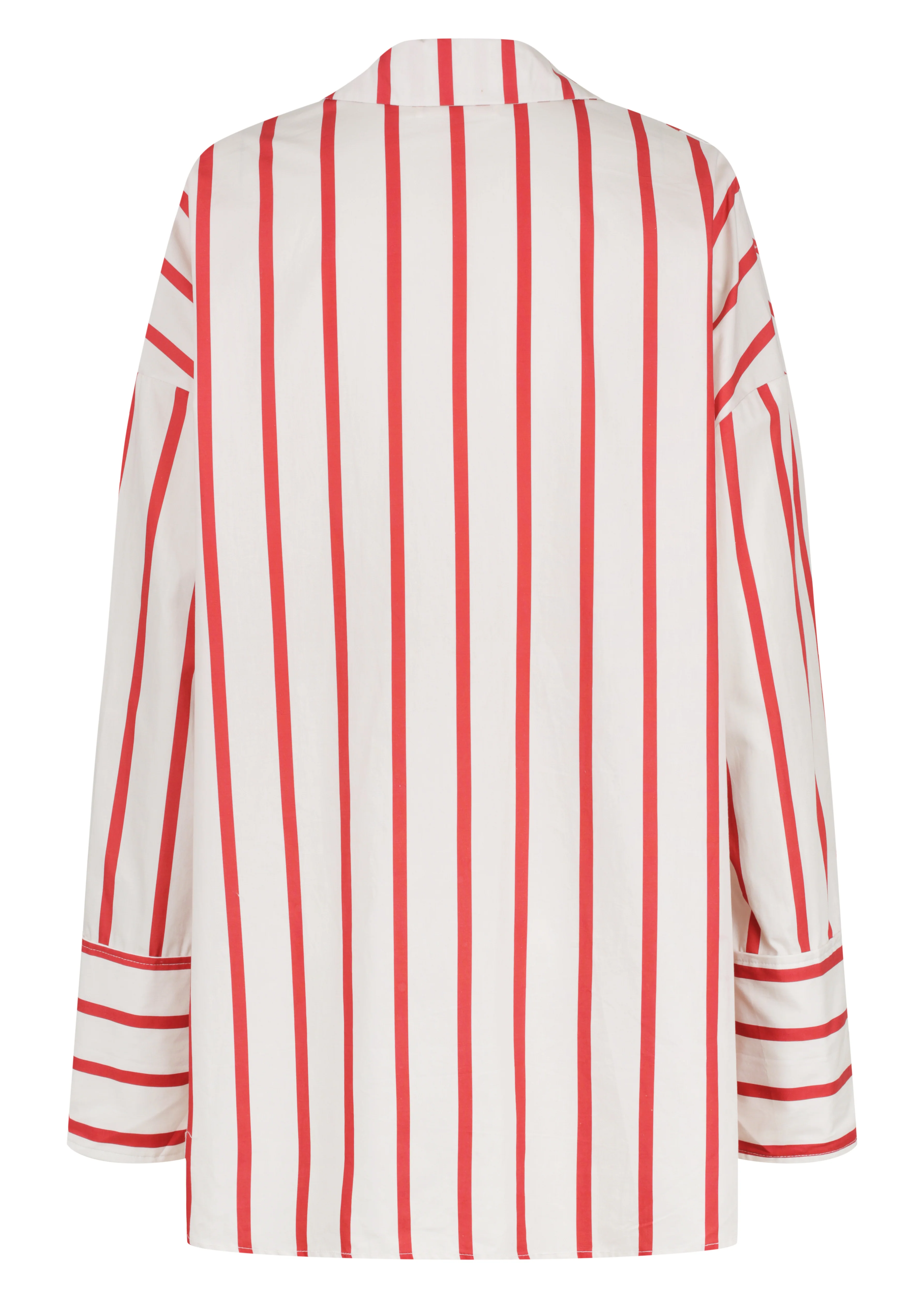 REVERIE SHIRT - RED / WHITE STRIPE - Image 8