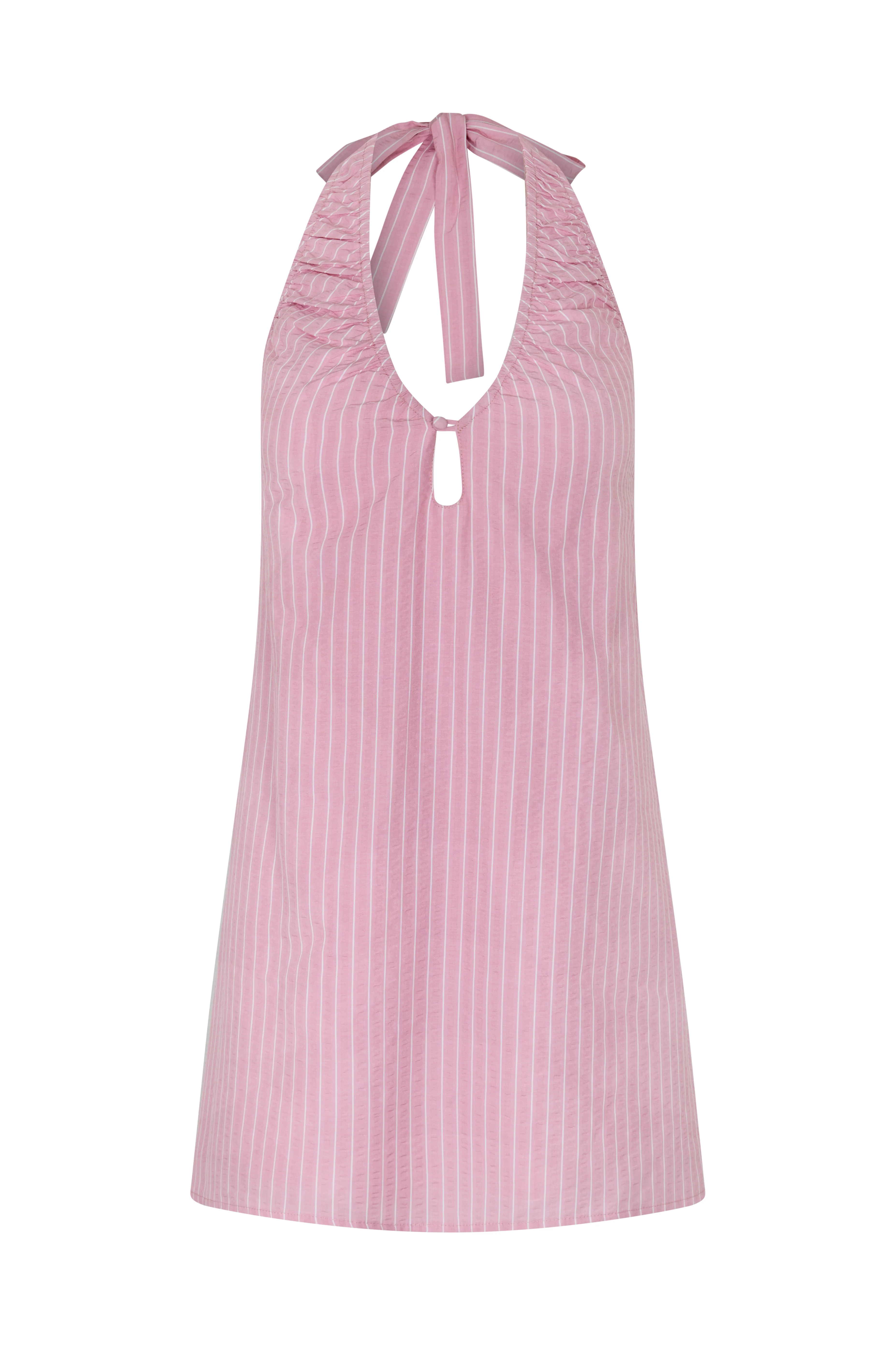 SIDNEY HALTER MINI DRESS - PETAL - Image 3