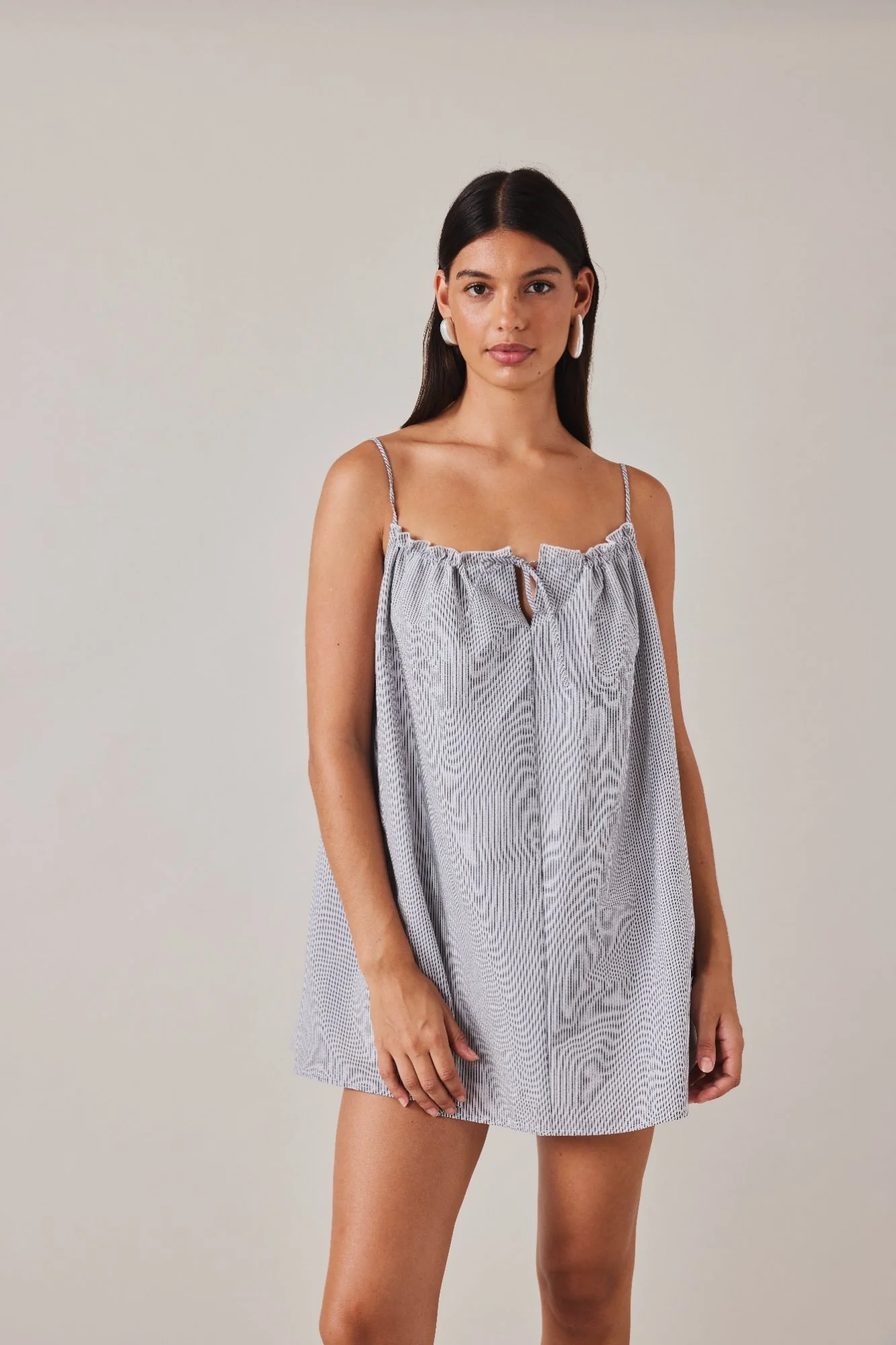 YOLI MINI DRESS - TIDE STRIPE - Image 4