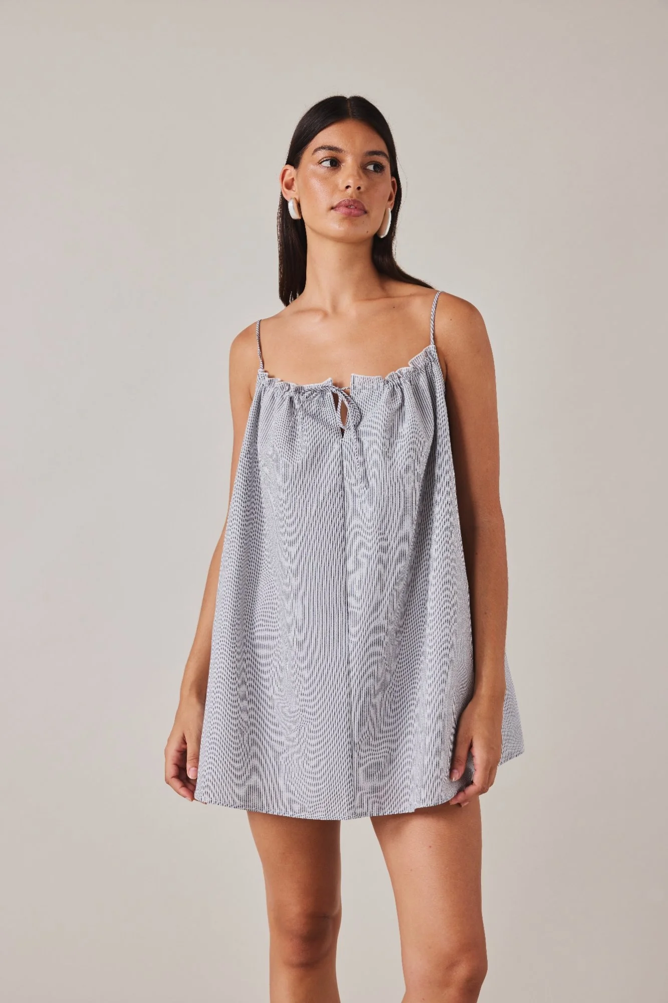 YOLI MINI DRESS - TIDE STRIPE - Image 9